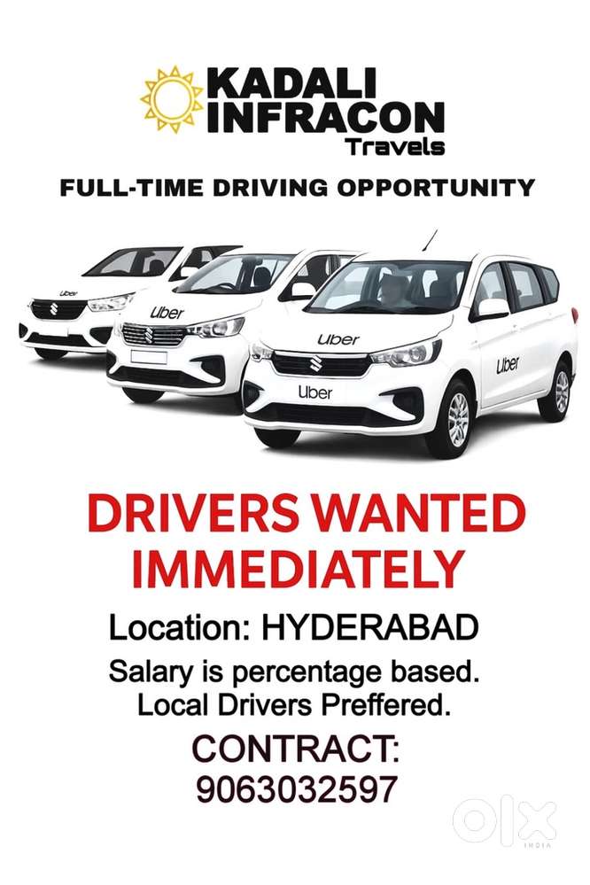 Local Hyderabad Drivers Needed