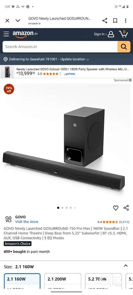 GO VO  Go surround 750 pro max