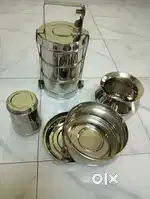 Stainless steel tiffin carrier, tiffin box combo