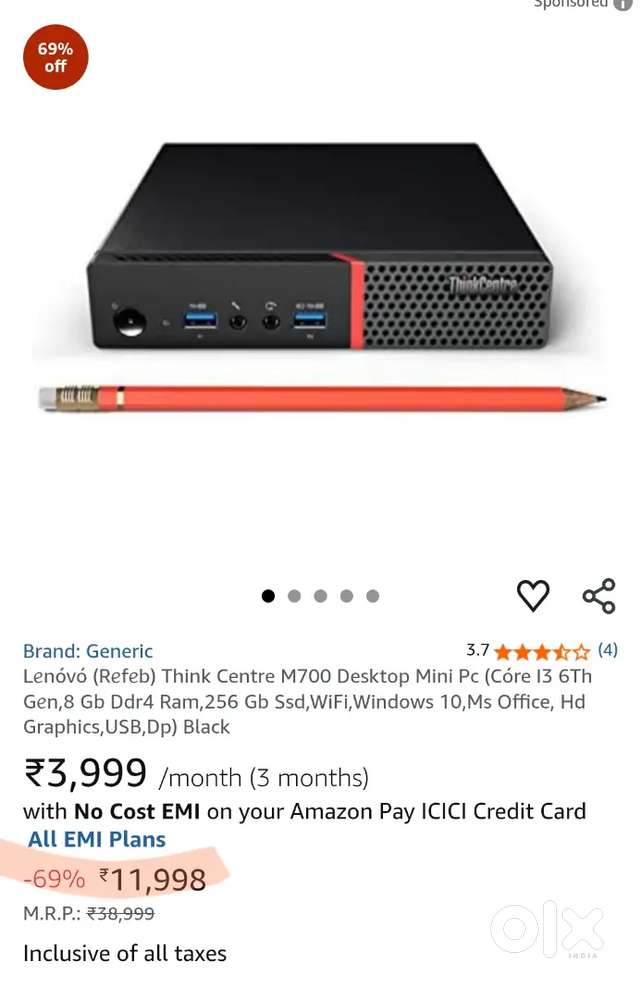 Lenovo Thinkvision E2054. HP 440 g7