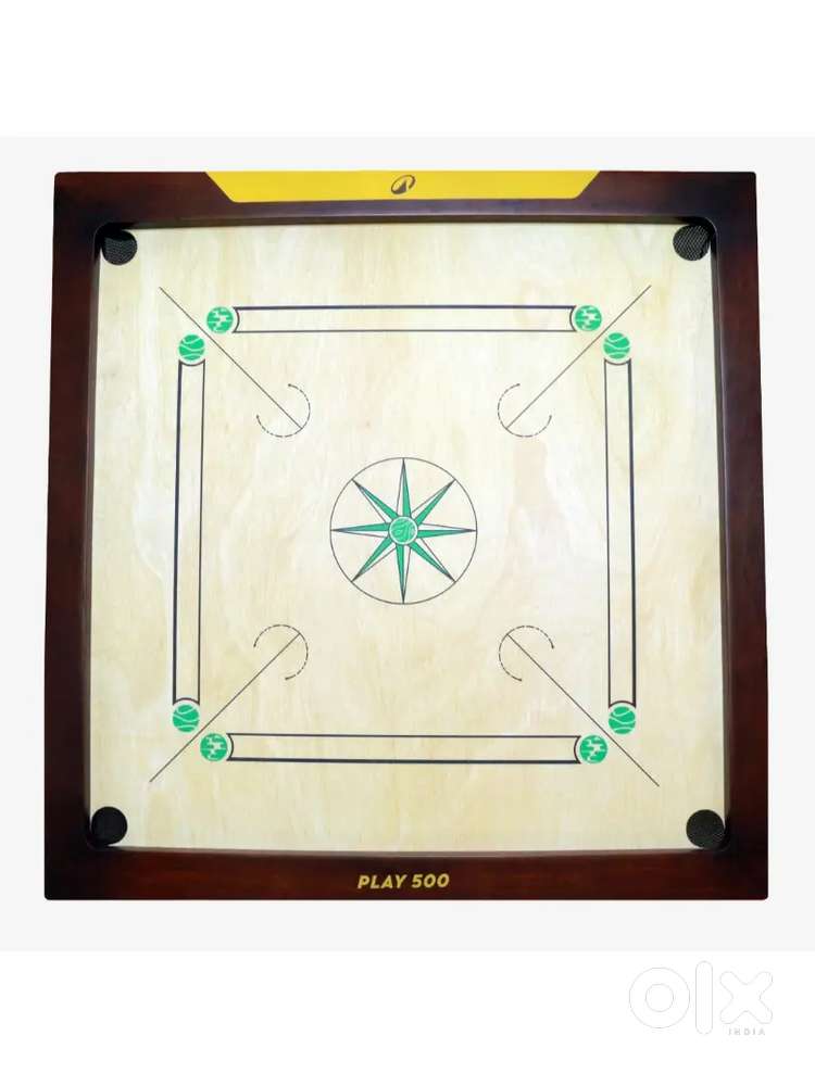 Brand New Never Used Carrom Board with Coins, Stickers and Power