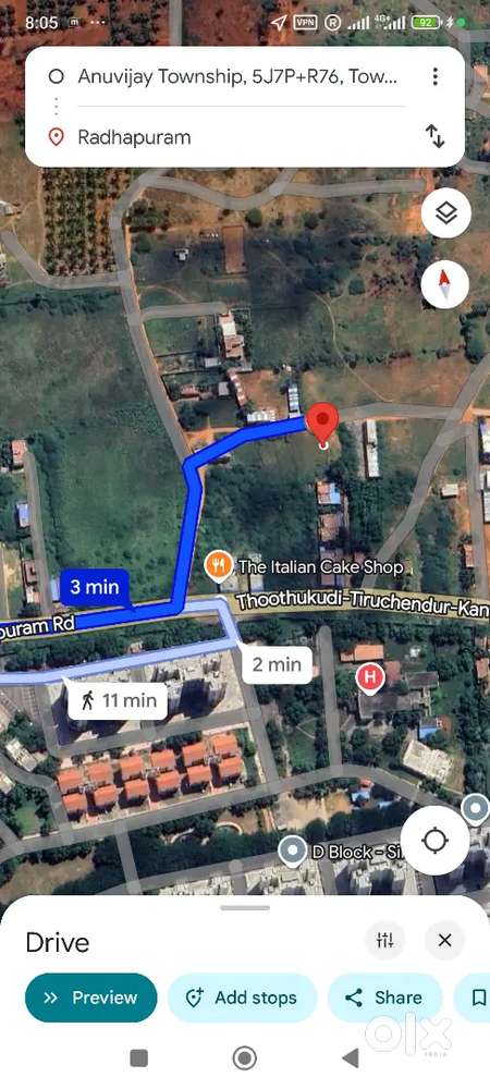 Residential Plot for Sale near Chettikulam Township