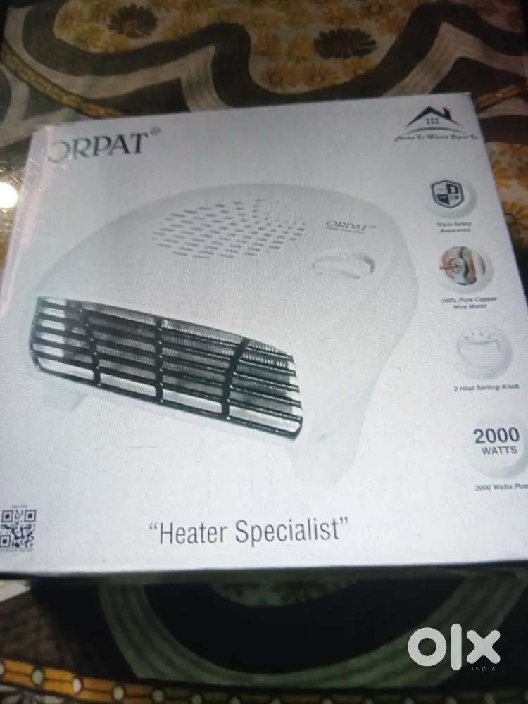Orpet air room heater new