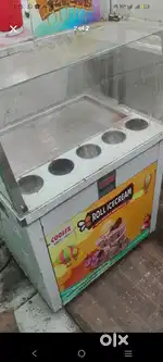 Ice cream machine ice cream rolls