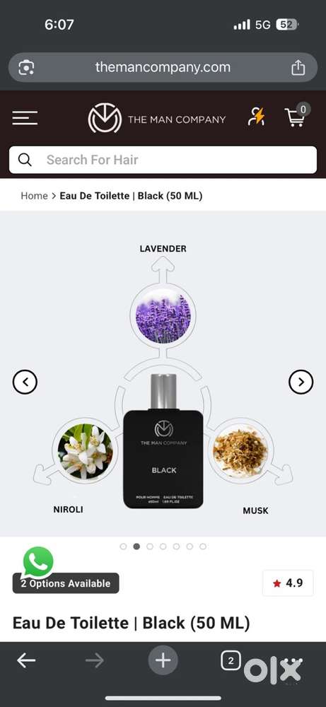 The mans company eau de  toilette