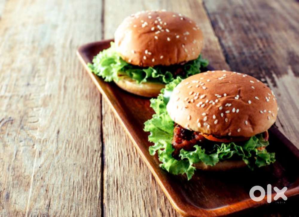 Burger and cafe items