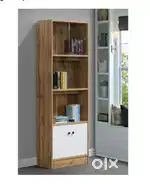 Cove Engineered Wood Book Shelf Display Unit Cabinet & Modern Simple