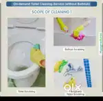 BATHROOM CLEANING JOB BIKE COMPULSORY PLEASE CHECK PHOTOS