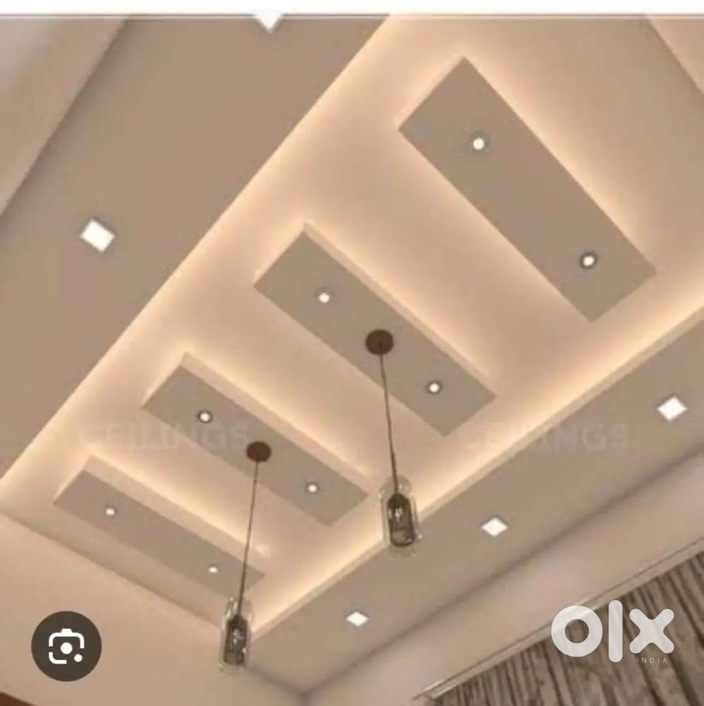 Labour and mistri required for p.o.p fall ceiling