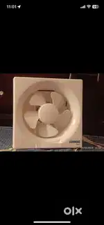 Luminous exhaust fan with lid