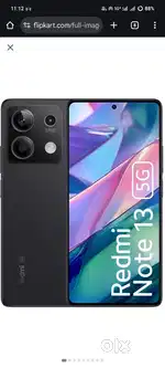 Redmi Note 13 5G (Amoled display, 6GB RAM, 128GB Storage) 5G slim phon