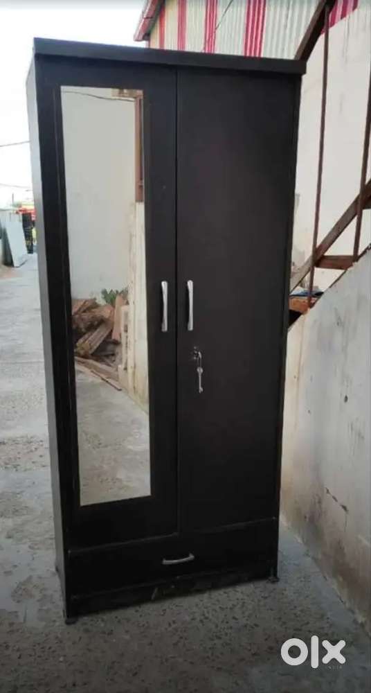 New wooden almirah with mirror