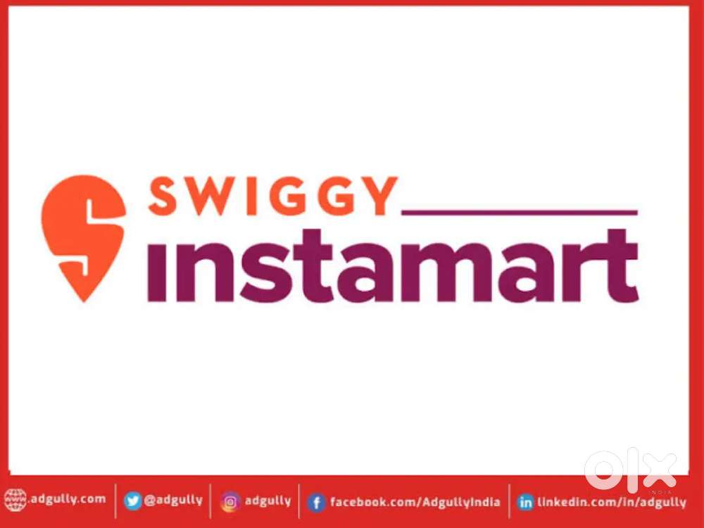 Need immediate joiners  Swiggy Instamart part time vacancy available