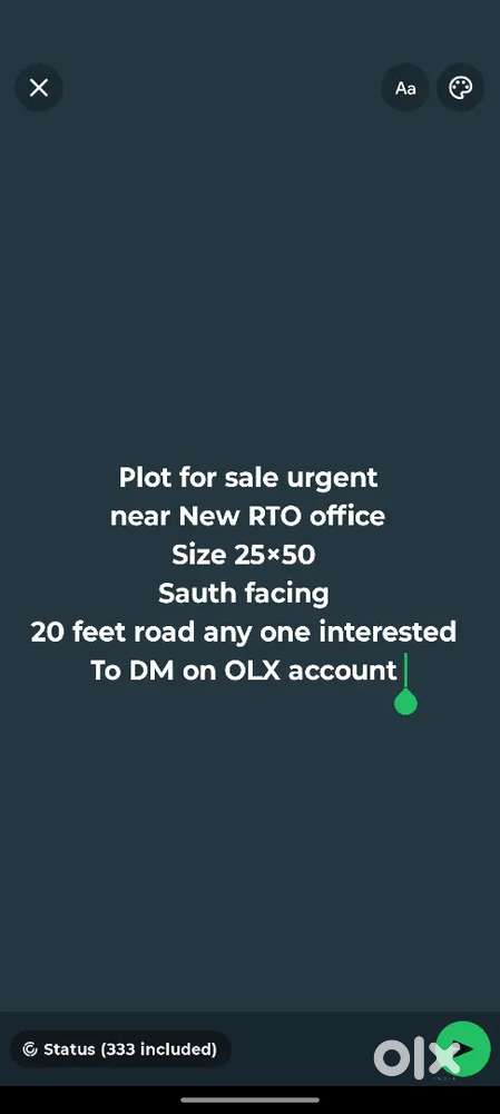 25×50 plot near New RTO office