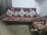 Solid Wood Sofa cum bed