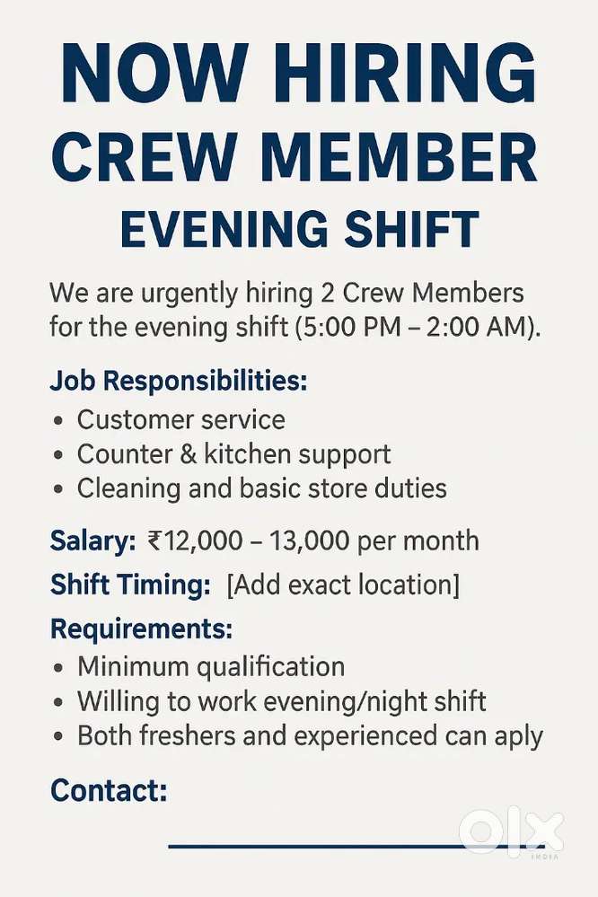 McDonald's Crew member