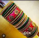 Return gift silk thread bangles for navarathiri