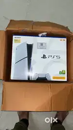 Ps5 disc slim edition 1tb with 1 controller  and all accessories