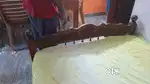 തേക്കിന്റെ കട്ടിൽ ഡബിൾ കോട്ട്