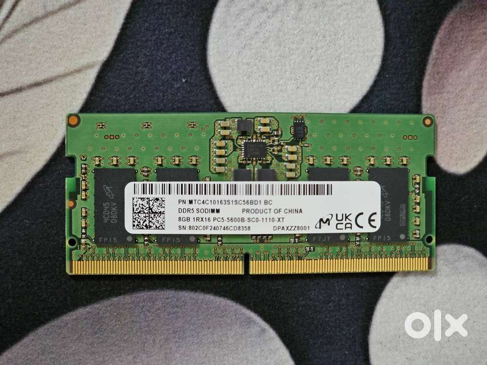 Laptop 8GB RAM DDR5 5600MHz