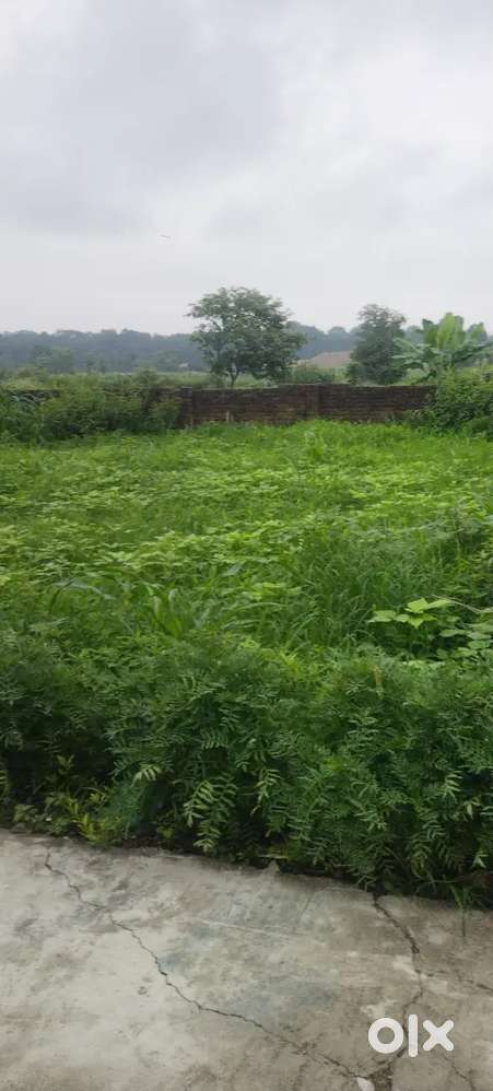 Plot for sale, near graphic era hospital, 1 km. From main road.