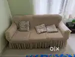 2 Sets of 3 Seater Sofa + Cushion