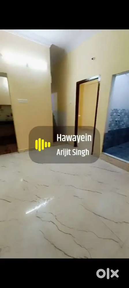 1bhk furnished penthouse 3rd floor no lift bed sofa tv geyser