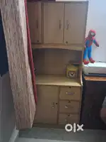 Computer table with storage space