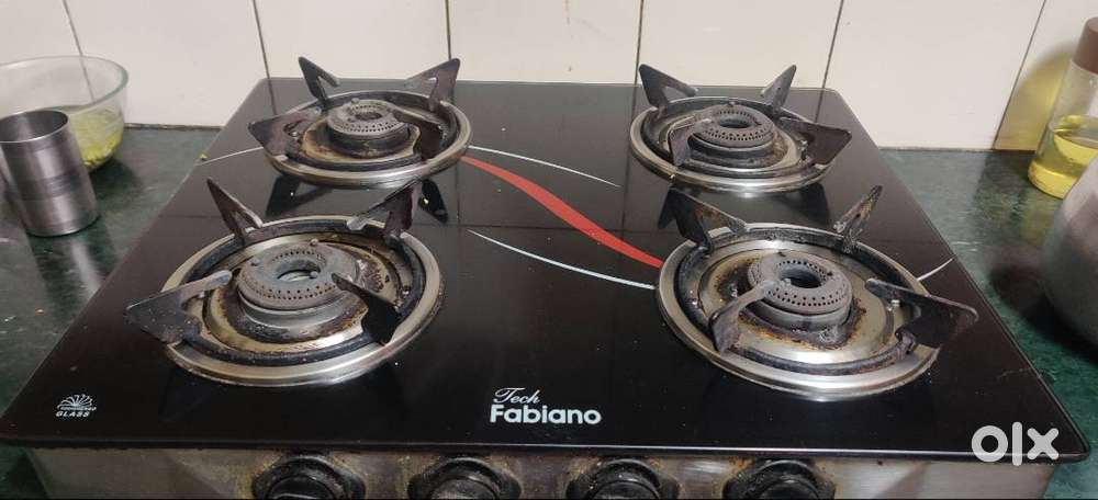 4 burner gas stove