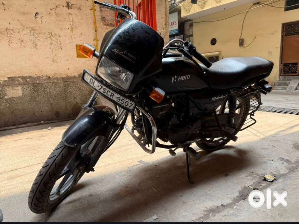 Hero Splendor  All Black  i3s 2024 model