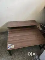InnoFur Wood Laptop Table with Shelf – Very Good Condition