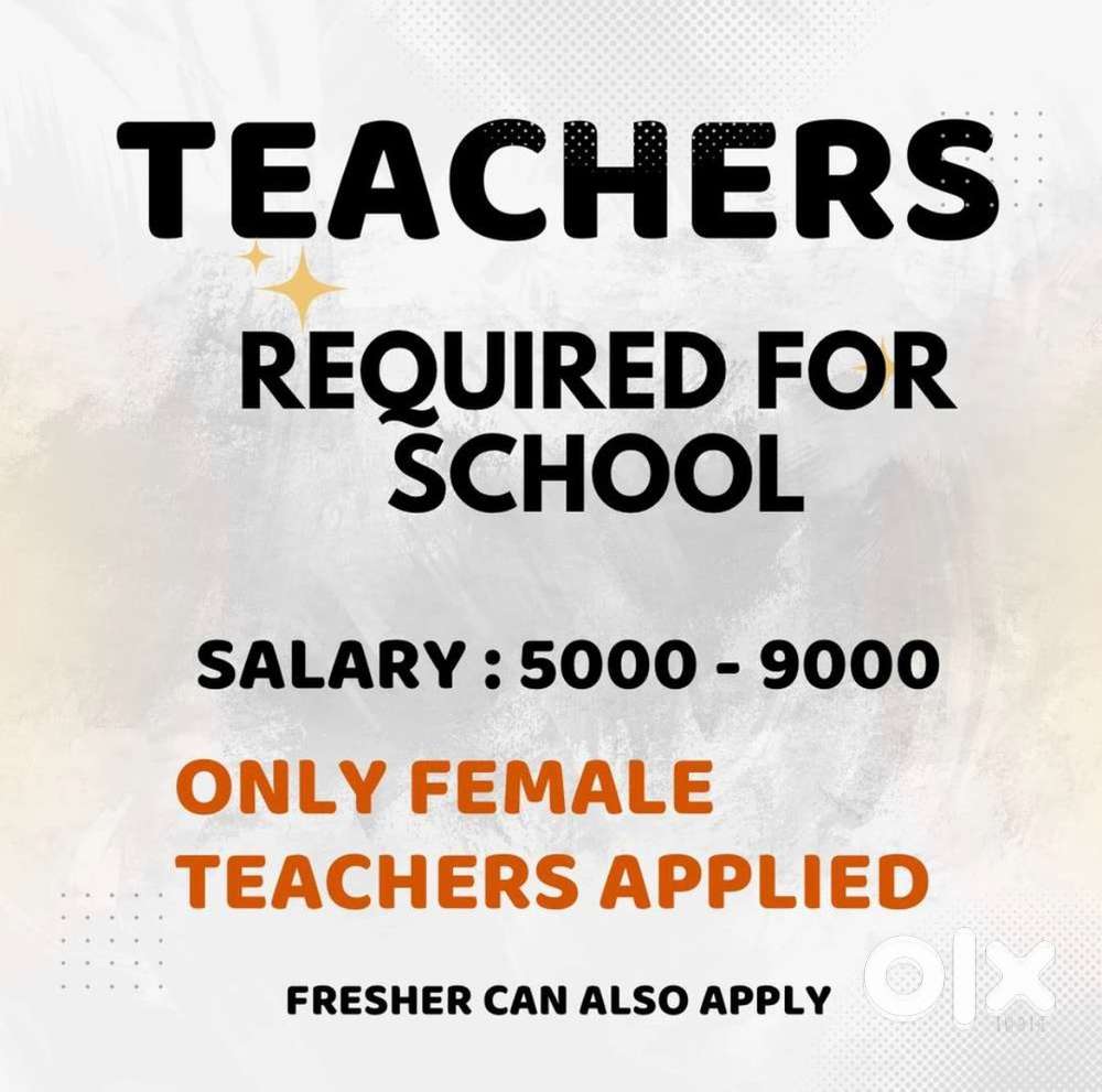 Teachers required for school