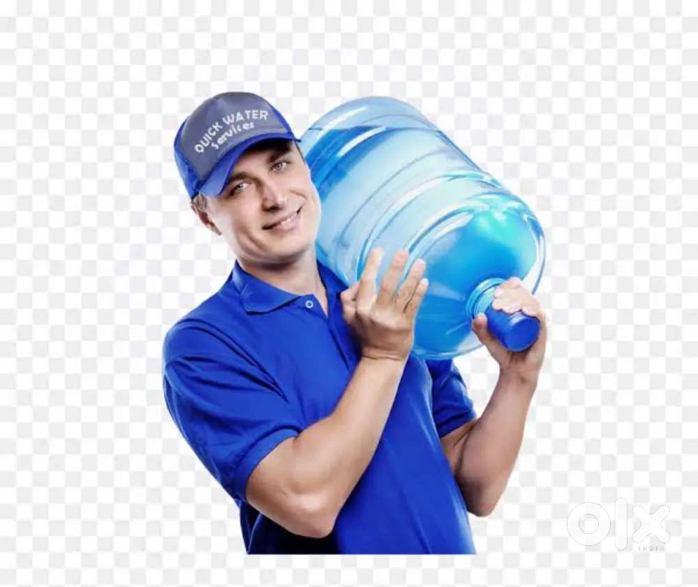 Water cans driving and delivery