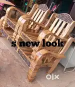 Wooden sofa 3+2 With khushan .all type model furniture .available.