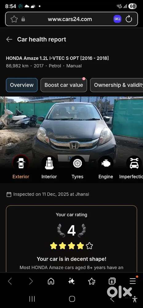 Honda Amaze 2017 Petrol 87015 Km Driven