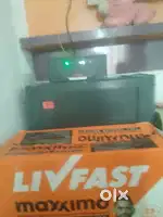 Inverter with battery trolley