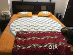 Solid wood bed for sale 10k