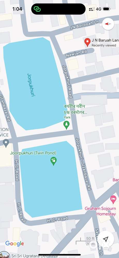 1 Kotha premium plot near Jor-Pukhuri Park Uzan Bazaar