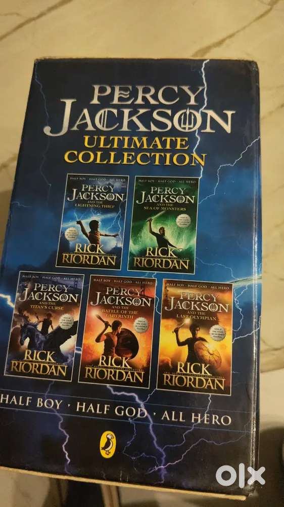 Percy jackson book set of 5 full