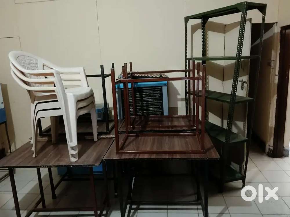 6 Tables + 1  Rack + 3  Chairs (Full Set) – ₹12,000(25% Discount)