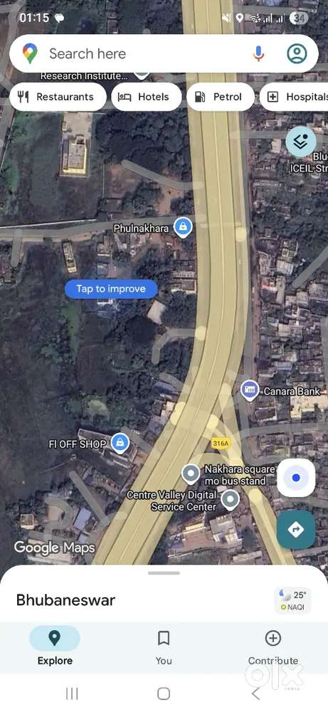RS 20 per sqft near NH 16 phulnakhra
