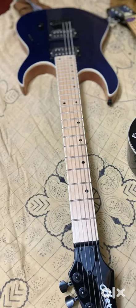 Hertz Electric Guitar and Fender Champion 20 Amp