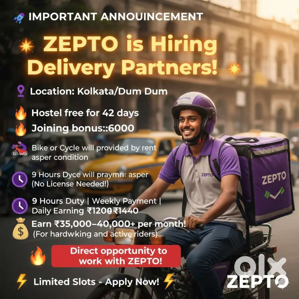 Zepto hairing Delivery partner