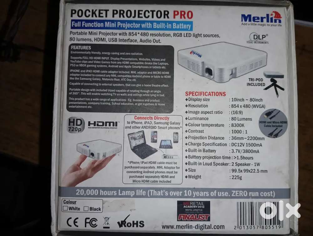 Pocket Projector Pro ( Merlin ) for sale