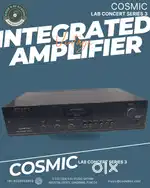 COSMICLAB CONCERT SERIES 3 INTEGRATED AMPLIFIER  CODE 9 AV STUDUDIO