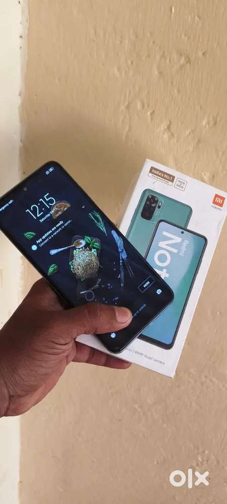 Redmi note 10 6gb ram 128gb storage with box urgent sell