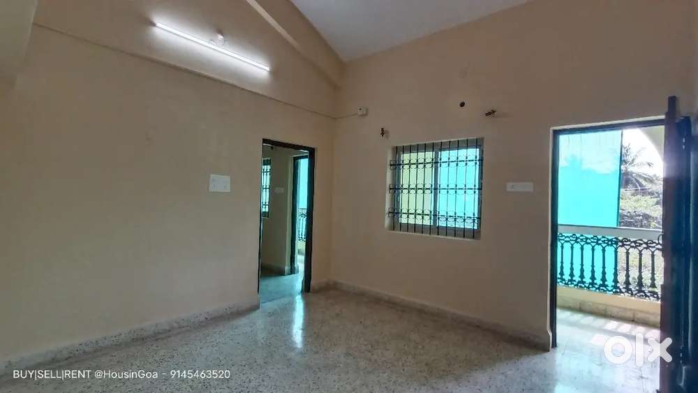 Rental Unfurnished 2Bhk flat near Kavlekar Super Market Porvorim