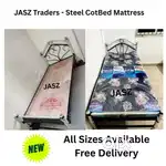 Steel cot bed mattress sales- Manufacturers and direct selling