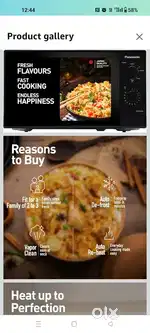 Panasonic 20L Solo Microwave Oven (NN-SM25JBFDG,Black)