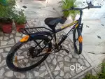 Hero Bicycle with Front & Rear Disc Brakes + Mobile Holder – Excellent